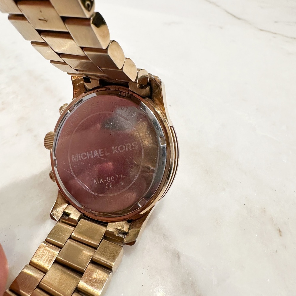 MICHAEL KORS Gold Runway Chronograph Watch - Picture 5 of 14